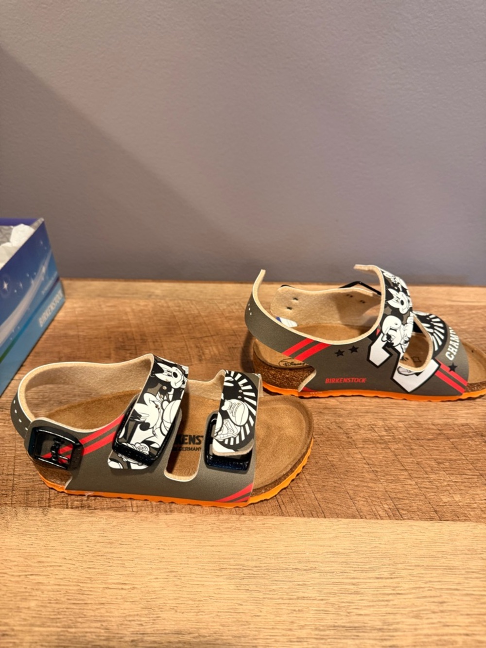 Birkenstock Kids Mickey Mouse Character Strap Sandals - Picture 7 of 9
